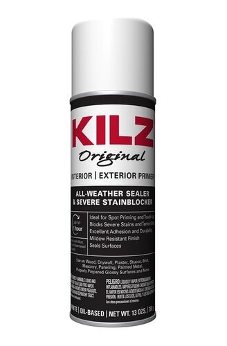 Oil-Based Interior and Exterior Primer in White - 13 oz