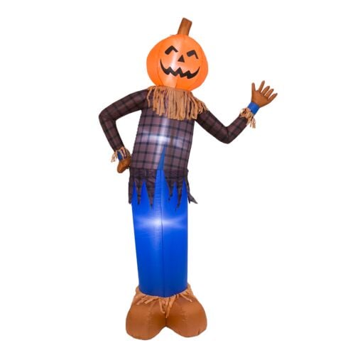 96"H Electric Inflatable Halloween Scarecrow