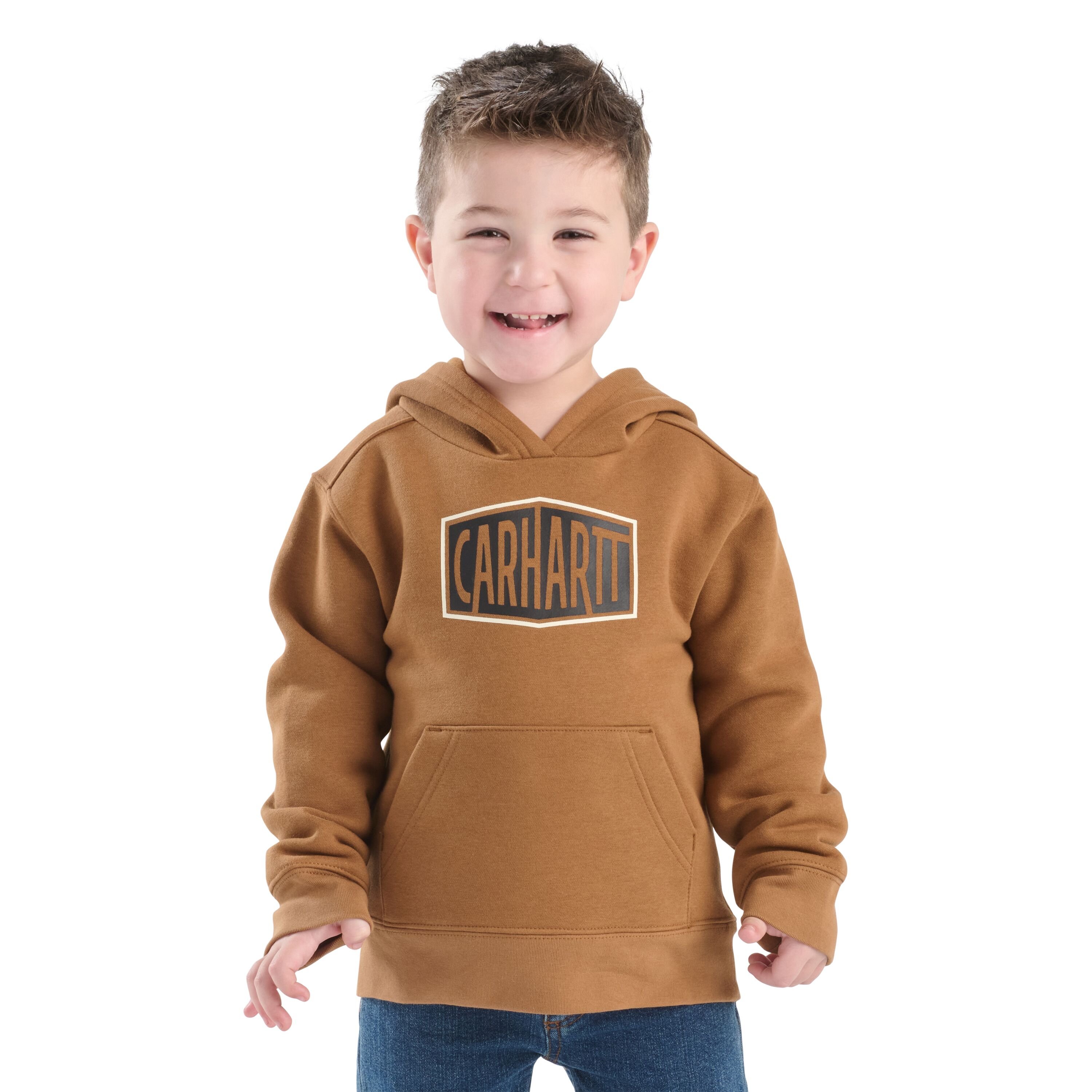 Boys' Graphic Logo Long Sleeve Sweatshirt