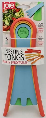 5-Piece Nesting Tongs Set