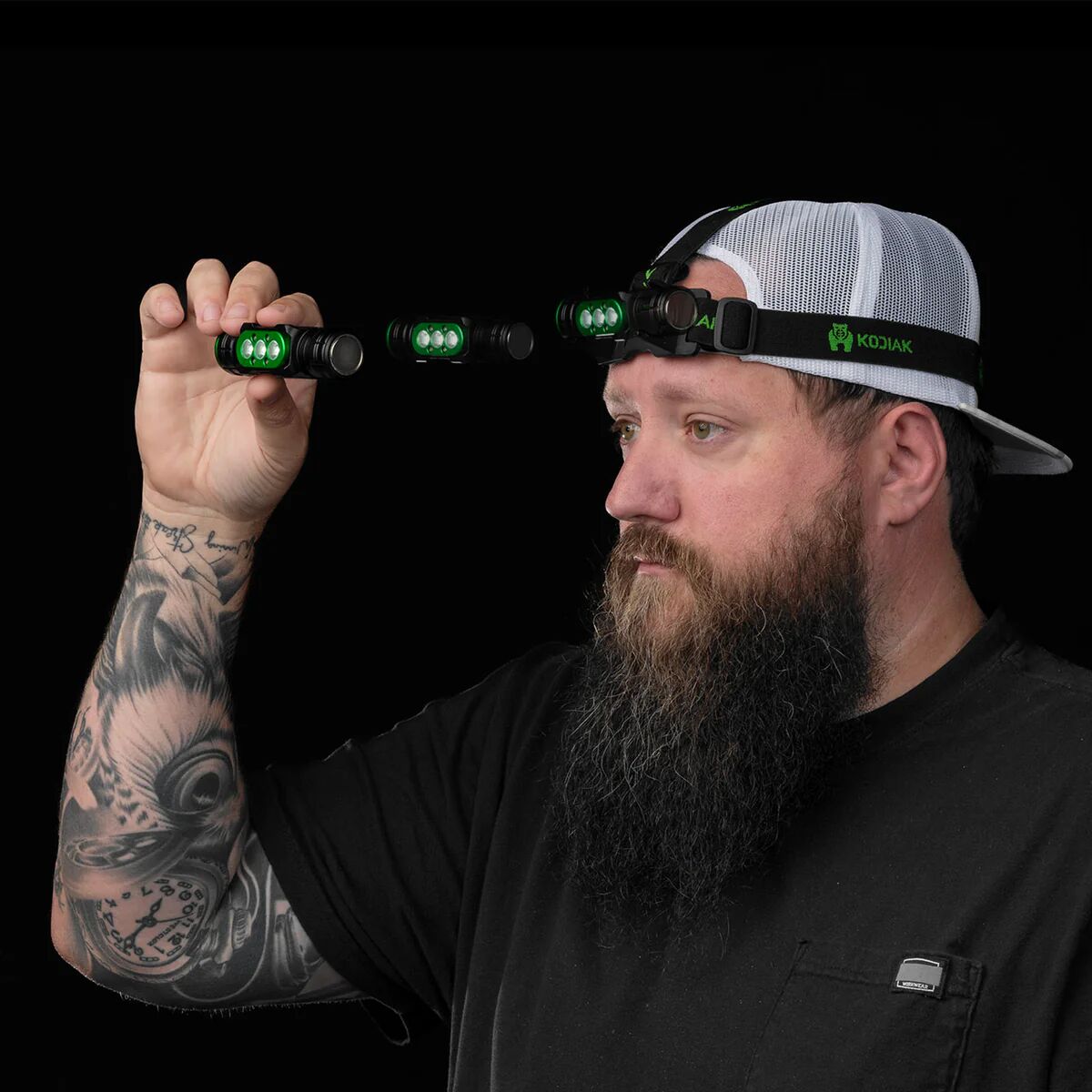 LitezAll Kodiak 1500 Lumen Rechargeable Headlamp