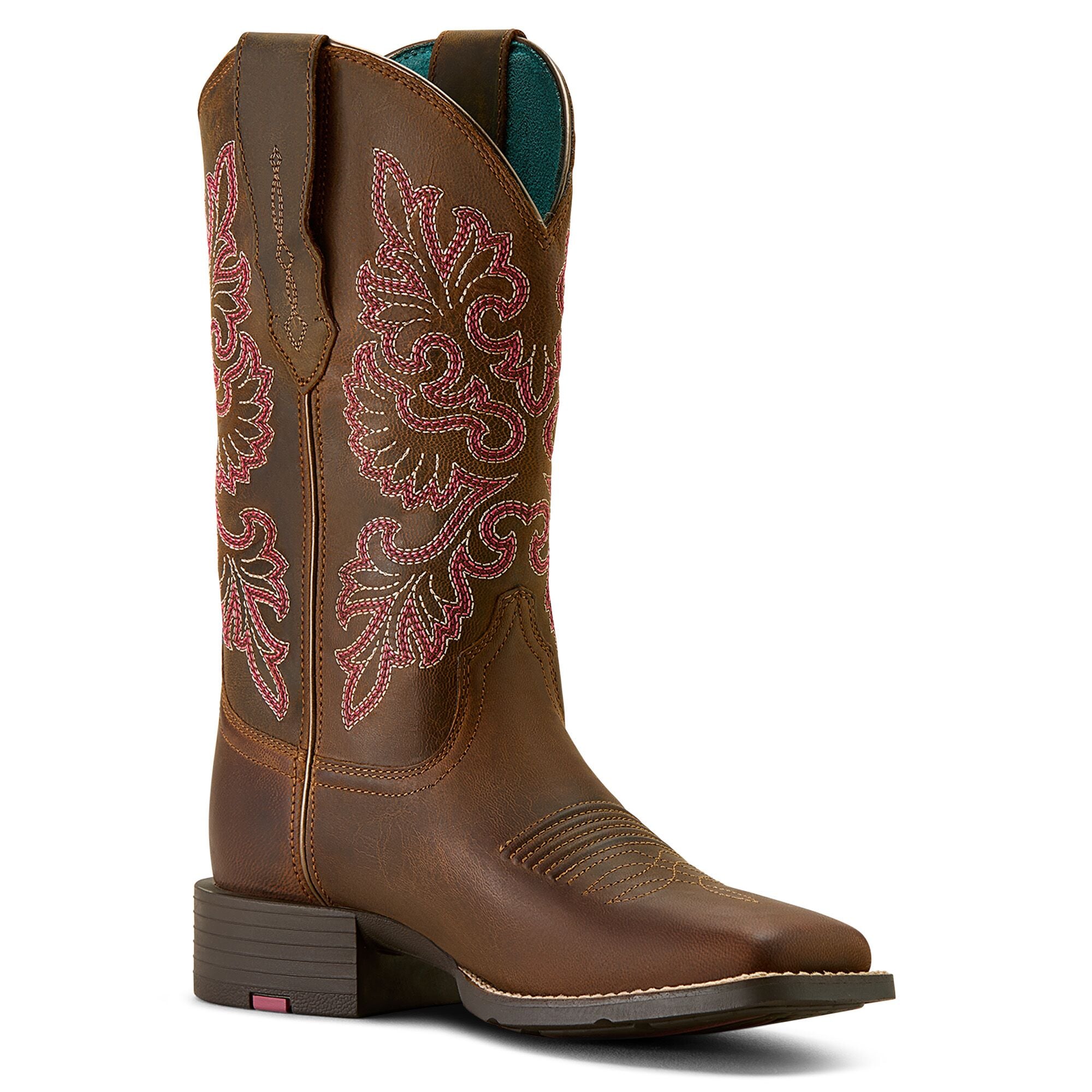 Women's Round Up StretchFit Wide Square Toe Western Boots