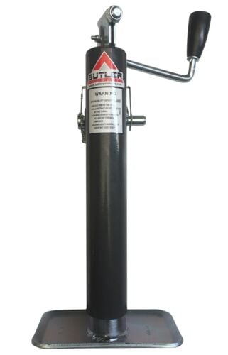 10" Topwind Tube Mount Swivel Trailer Jack - 2,000 Lbs
