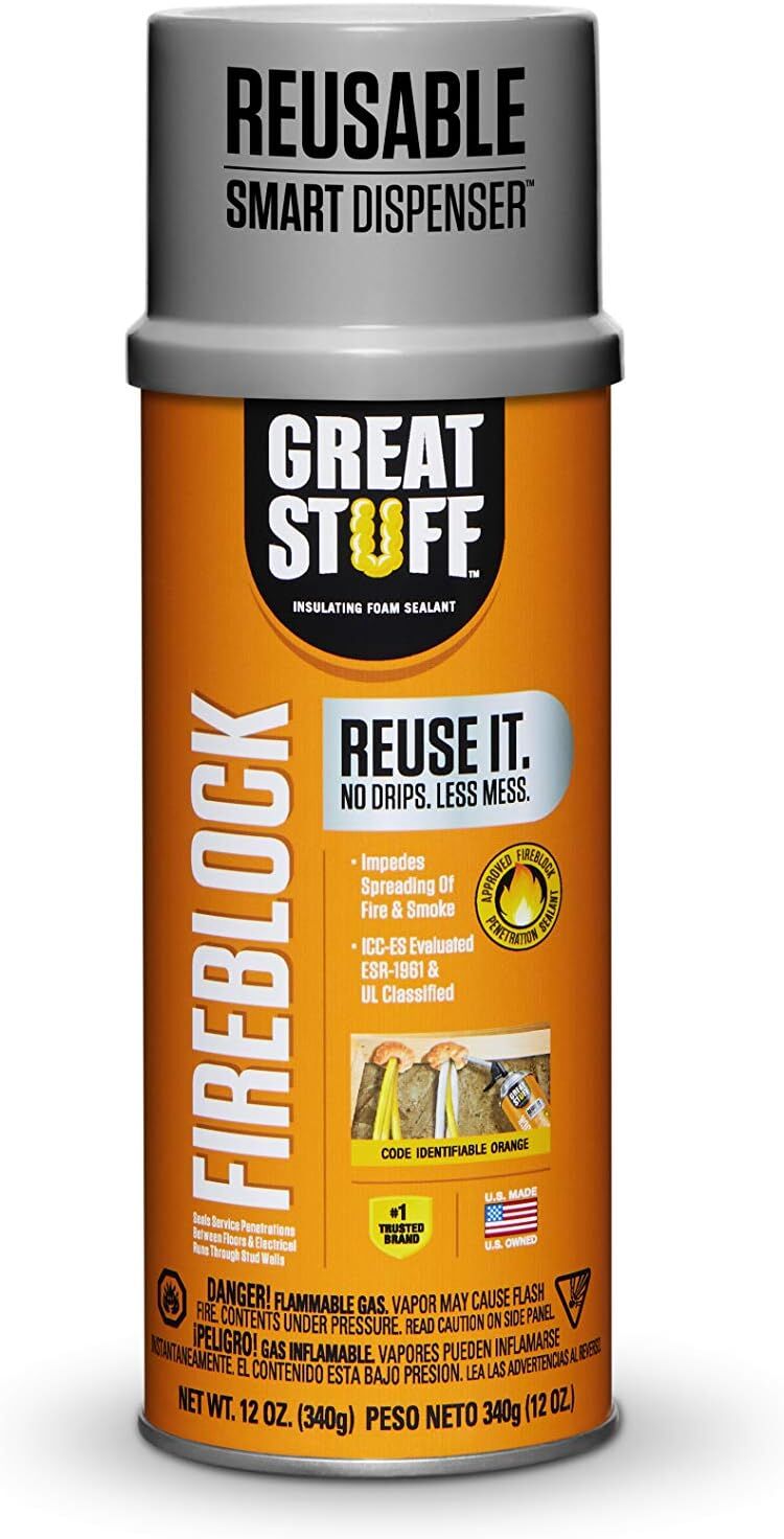 Great Stuff Smart Dispenser 12 oz. Fireblock Foam Sealant, image size:750x1472