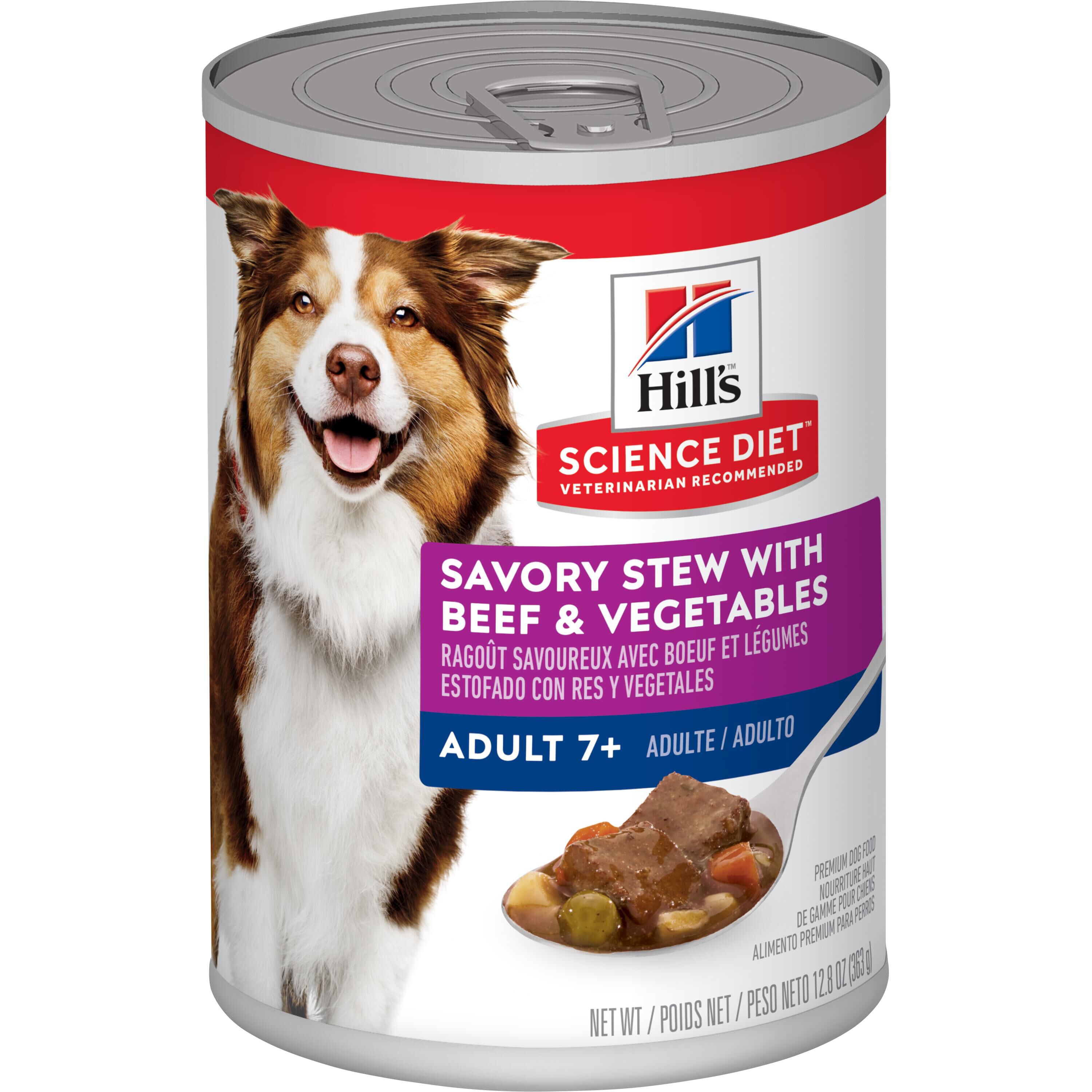 Hill's Science Diet Adult 7+ Savory Stew Canned Dog Food - 12.8 oz