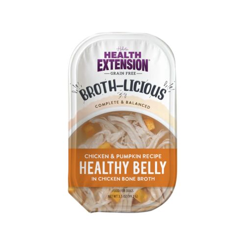 Broth-Licious Healthy Belly Chicken & Pumpkin in Bone Broth for Dogs - 3.5 oz