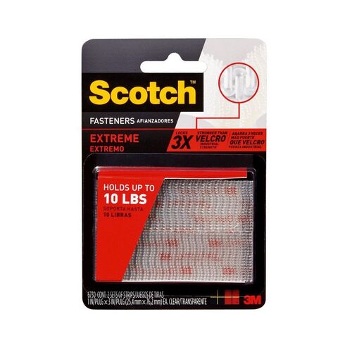 Extreme Fasteners 1"x3" Clear Strip Kit