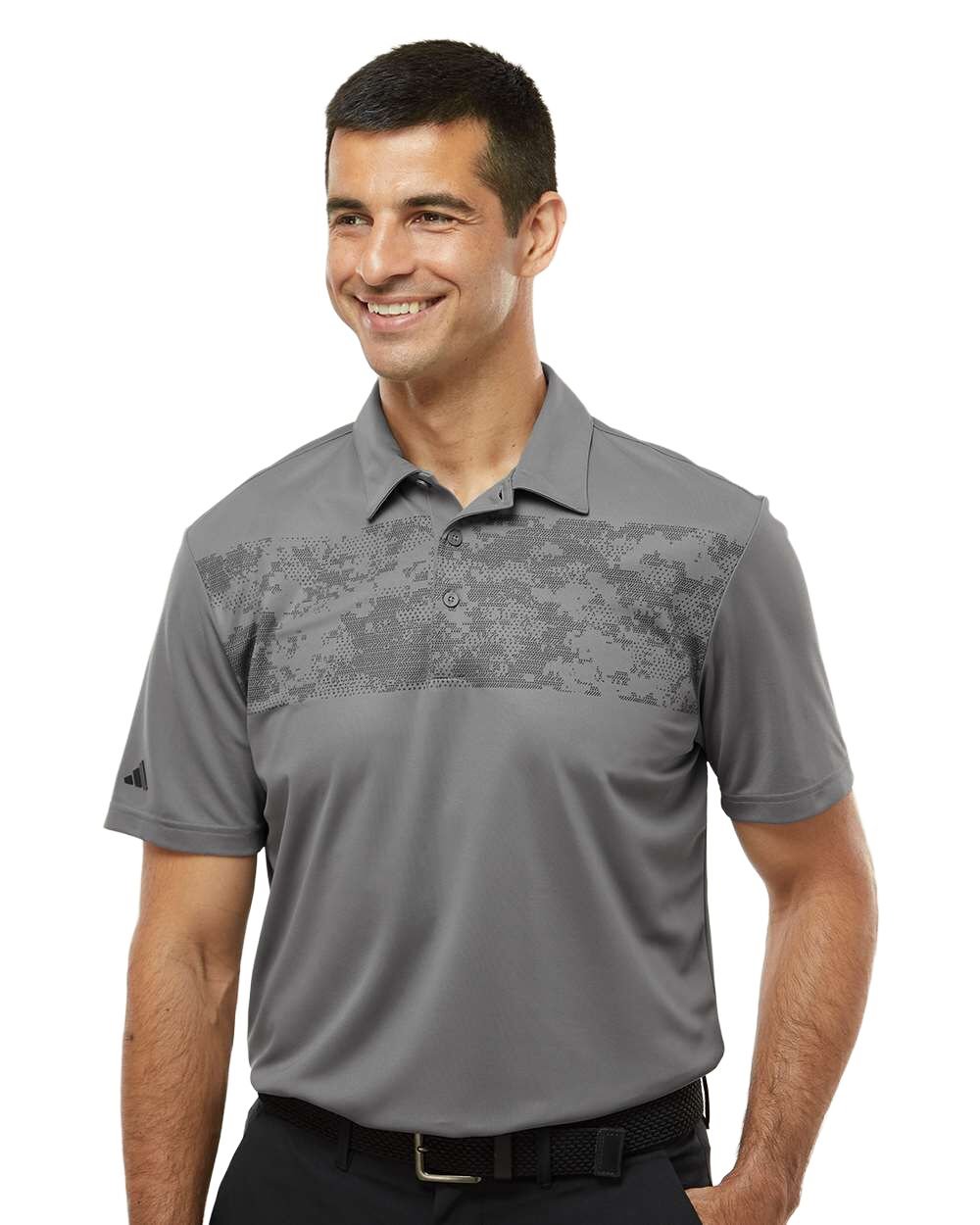 Men's Camo Chest Print Polo