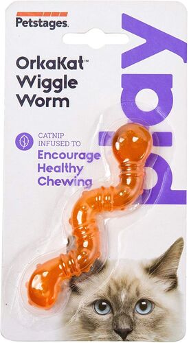 OrkaKat Wiggle Worm Cat Toy