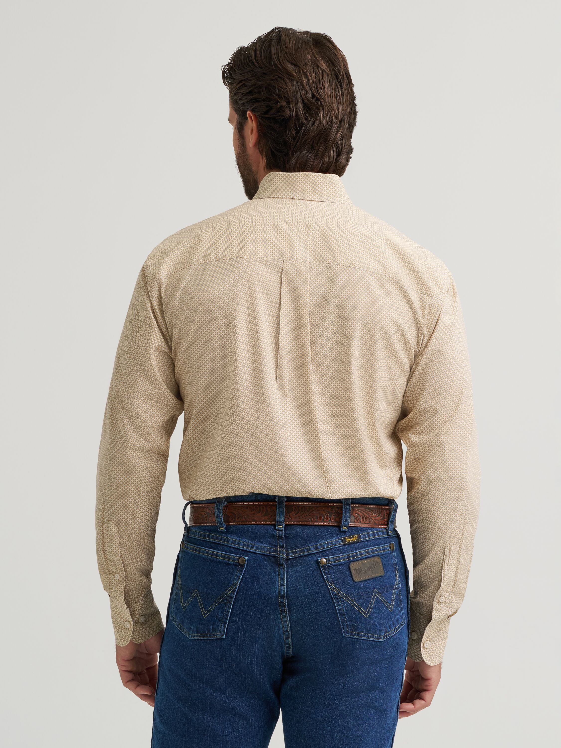 Men's George Strait Long Sleeve Button Down One Pocket Shirt