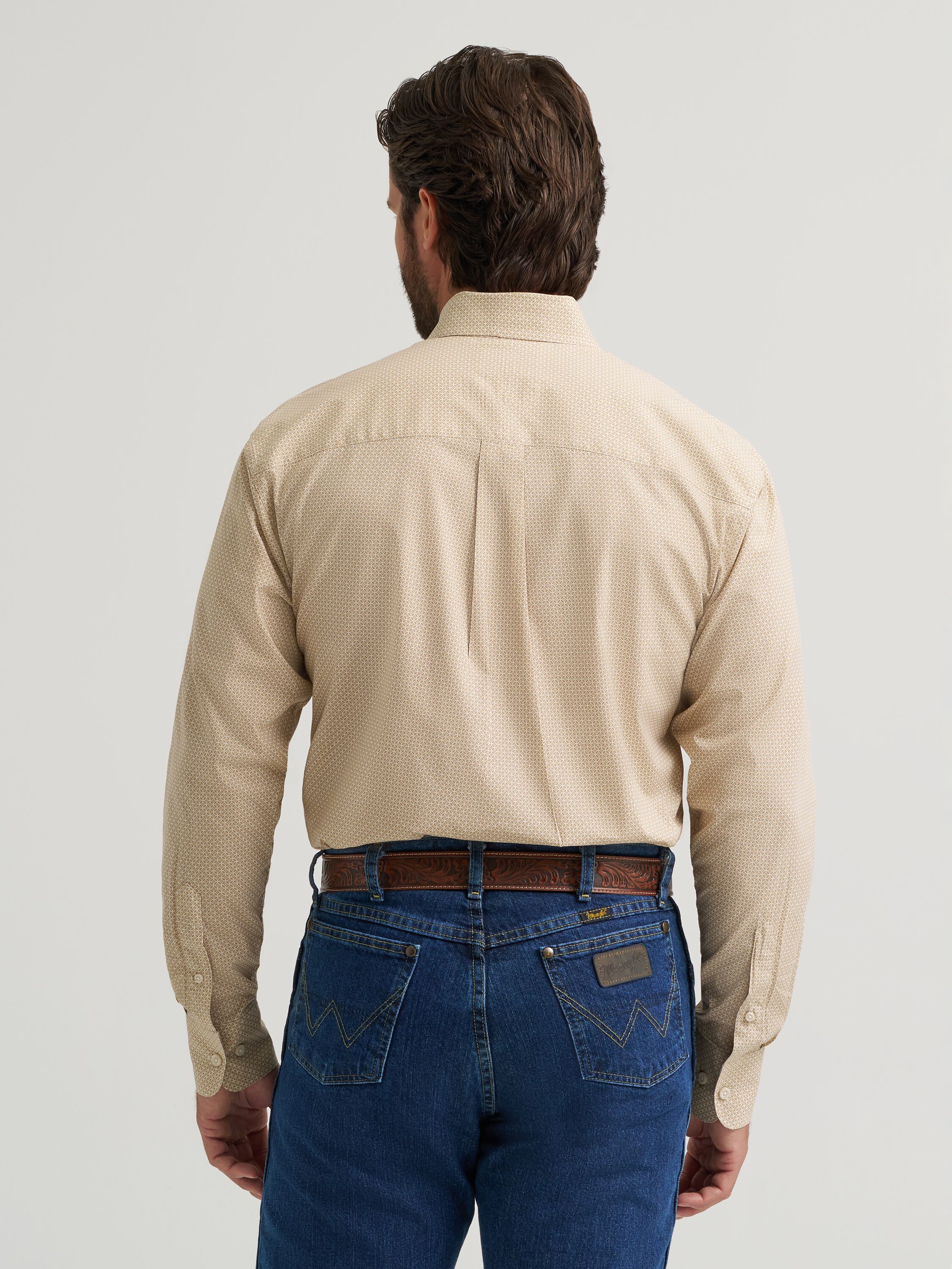 Men's George Strait Long Sleeve Button Down One Pocket Shirt
