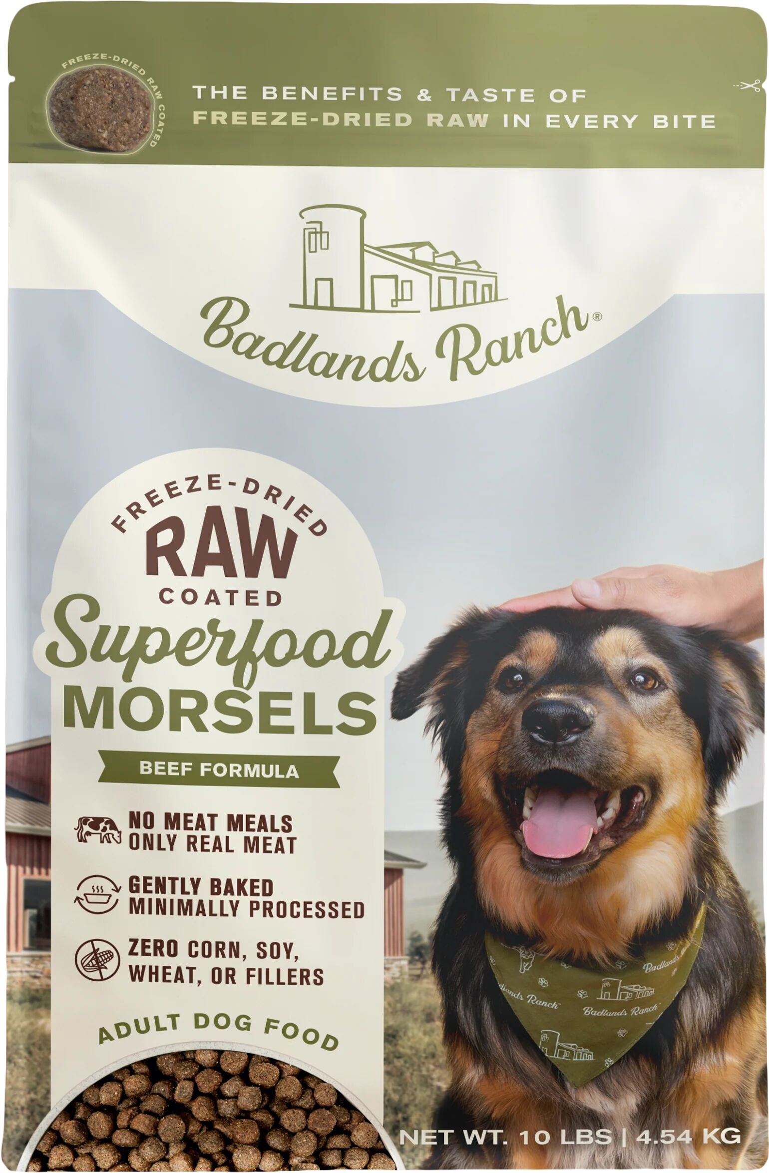 Badlands Ranch Superfood Morsels Beef Formula Freeze-Dried Raw