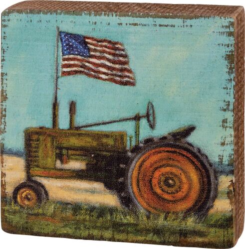 Tractor Block Sign