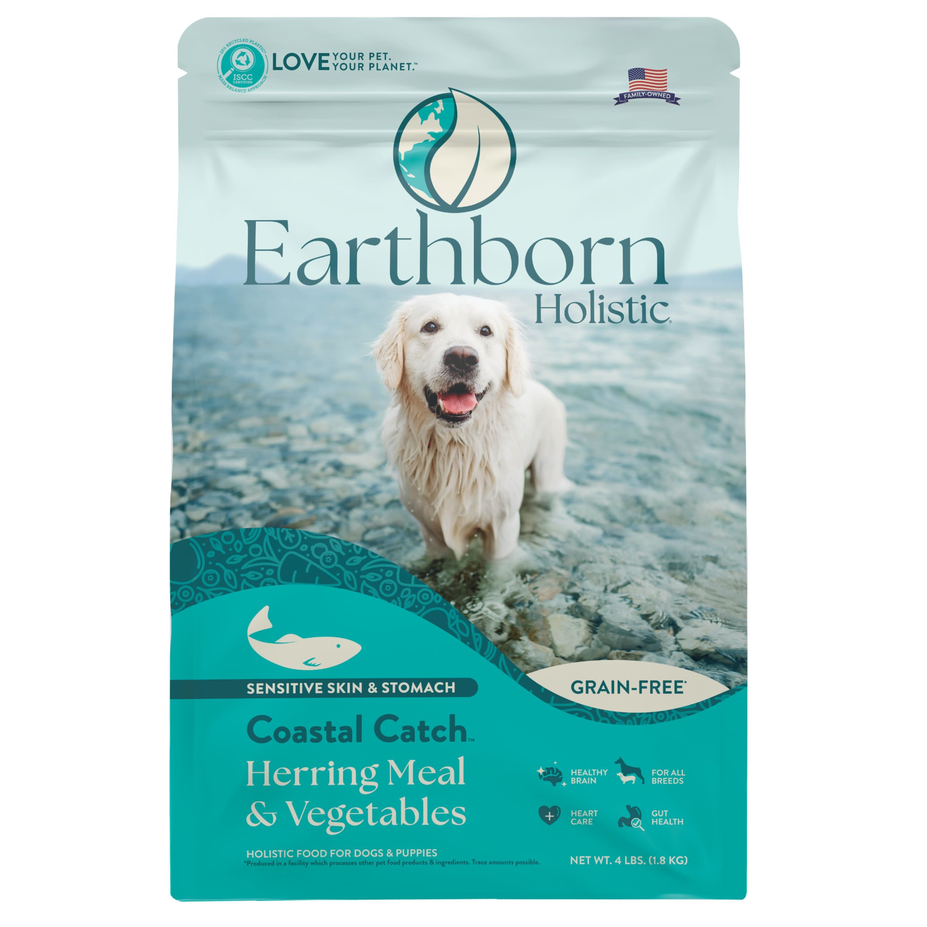 Coastal Catch Herring Meal & Vegetables Grain-Free Dry Dog Food