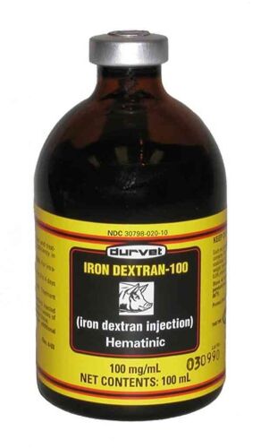 Iron-100 (Iron Hydrogenated Dextran Injection) - 100 ml