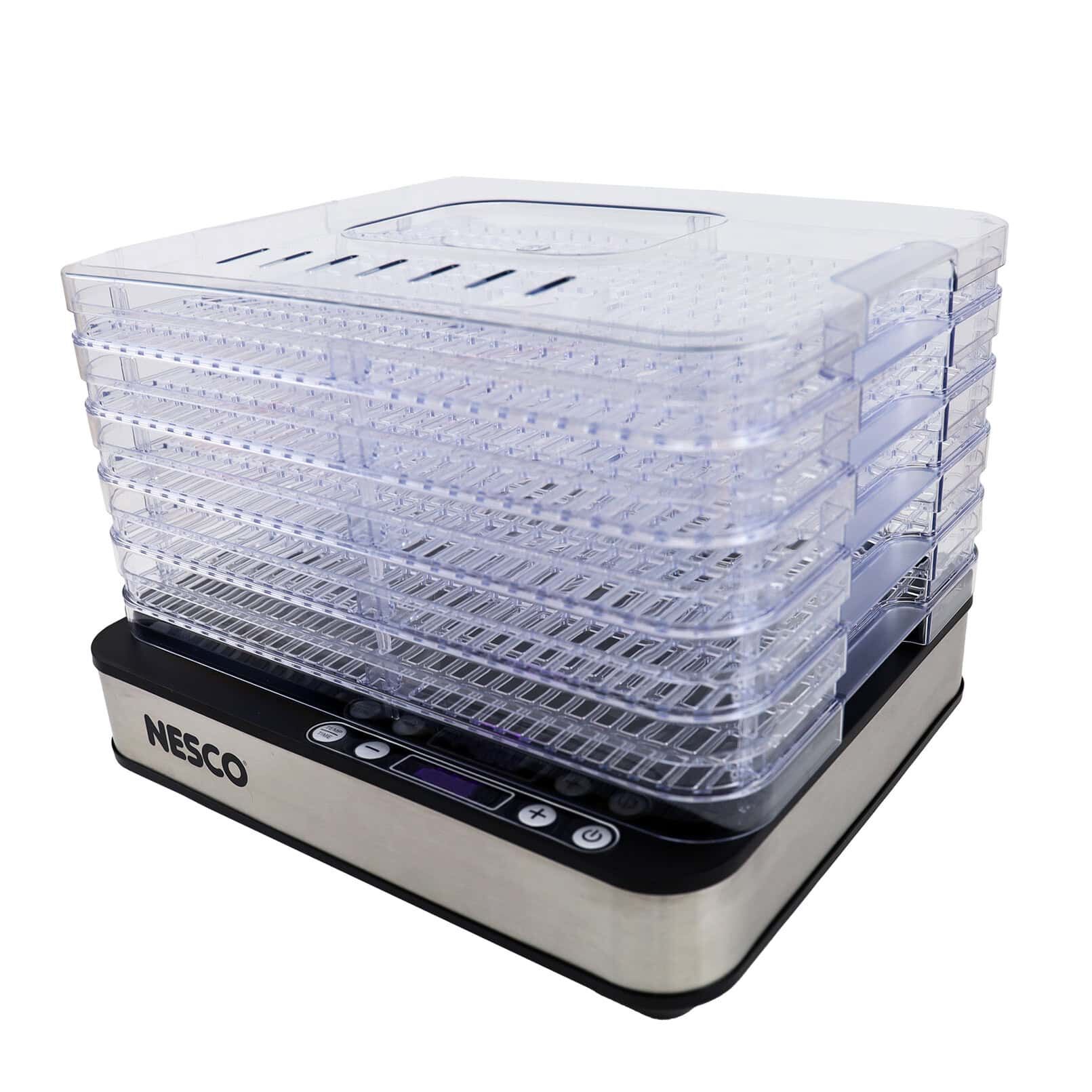 Nesco Digital 5 Rectangular Clear Tray Dehydrator