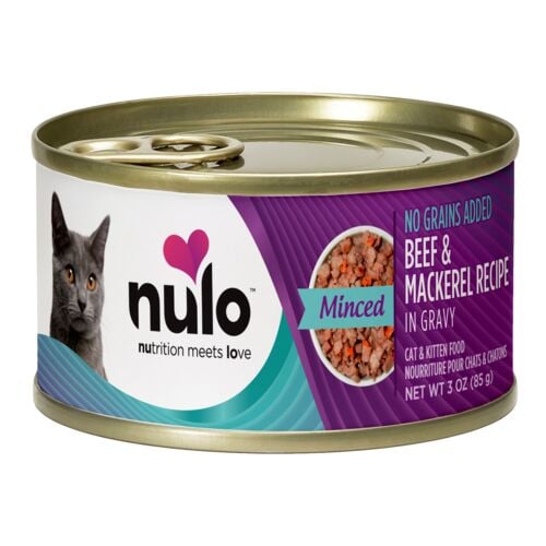 Minced Beef & Mackerel Recipe for Cats - 3 oz