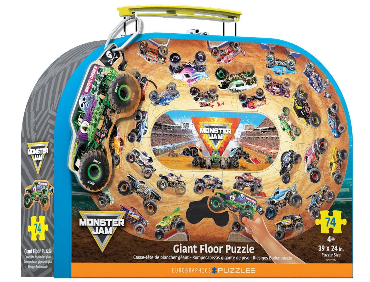 Eurographics Monster Jam Giant Floor Puzzle - 74-Piece