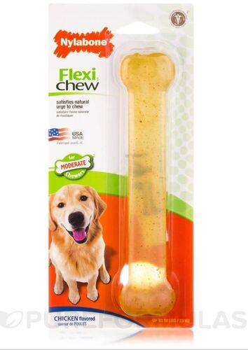 Flexi Chew Giant Chicken Flavored Bone Dog Chew Toy