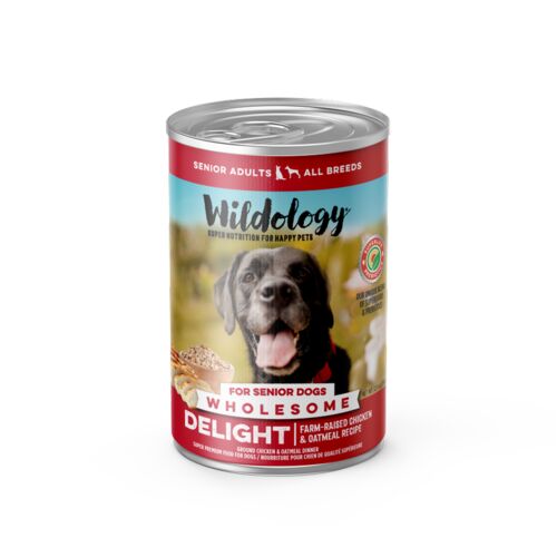 Delight Farm-Raised Chicken & Oatmeal Recipe Canned Dog Food - 12.8 oz