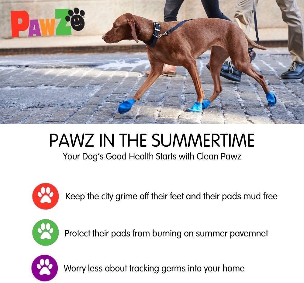 Protex Pawz Rubber Dog Boots X-Small in Orange