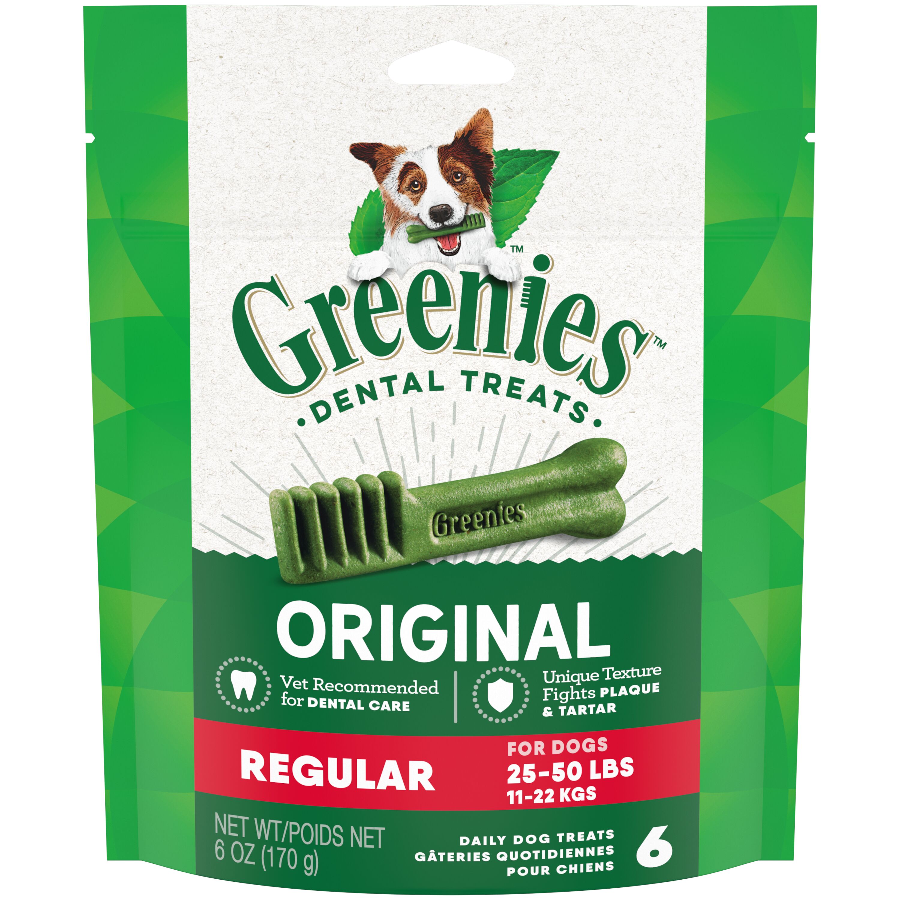 Original Flavored Regular Dental Dog Treats
