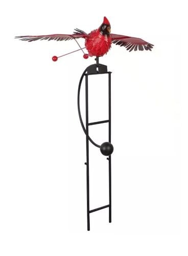 Rocking Cardinal Metal Stake