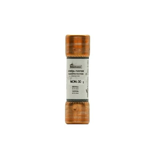 30 A, 250 VAC/125 VDC, 50 KA Non Cartridge Low Voltage Fast Acting Fuse