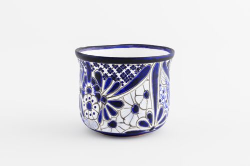 Talavera 5" Italian Planter in Blue/White