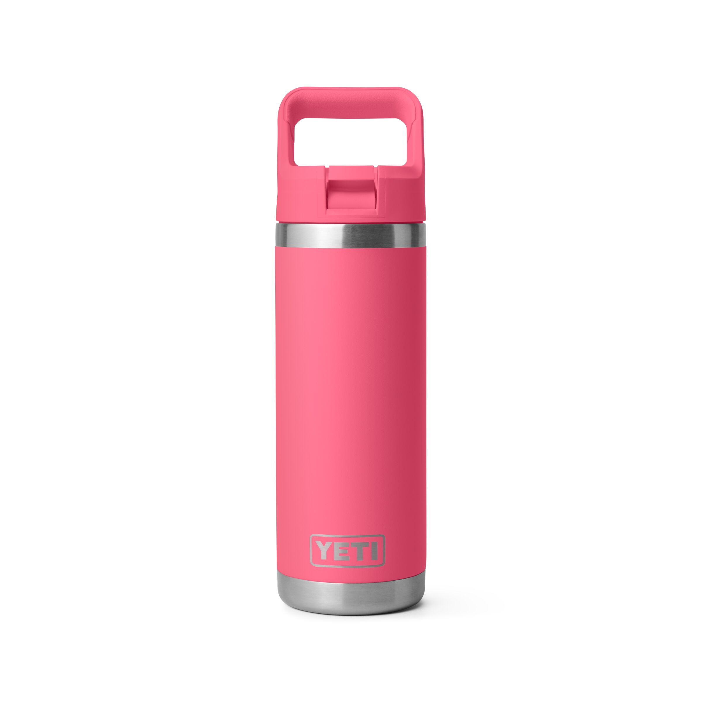 18 oz Rambler Water Bottle with Color-Matched Straw Cap