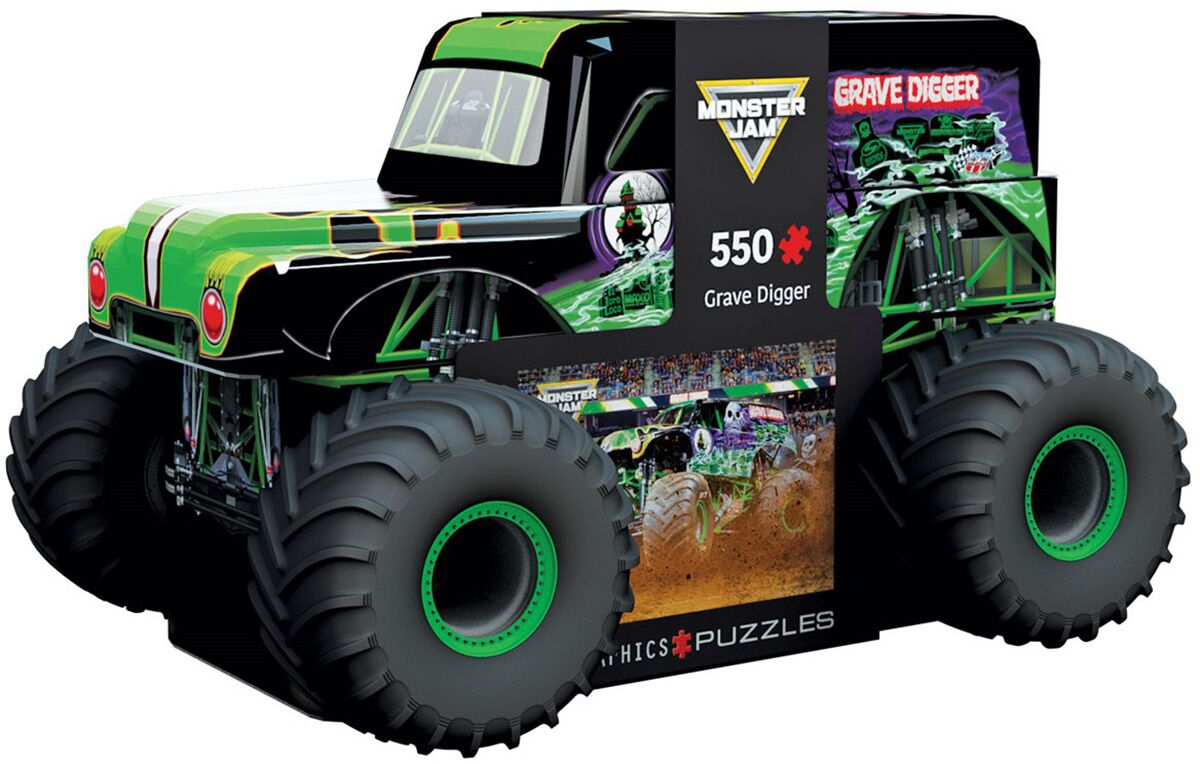 Eurographics Monster Jam Grave Digger Puzzle and Collectible Tin