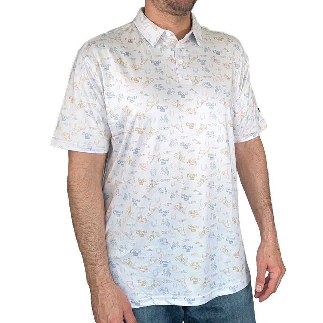 Men's Coors Rodeo Short Sleeve Polo