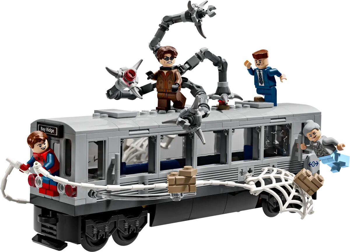 LEGO Spider-Man vs. Doc Ock Subway Train Scene
