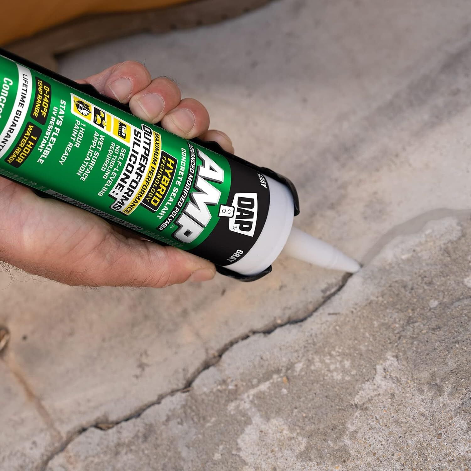 DAP AMP Advanced Modified Polymer Self-Leveling Concrete Sealant