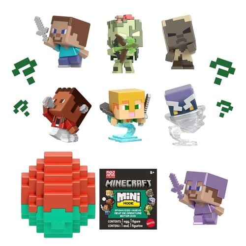 Mini Mode Spawn Egg with Surprise 1.5" Mini Figure