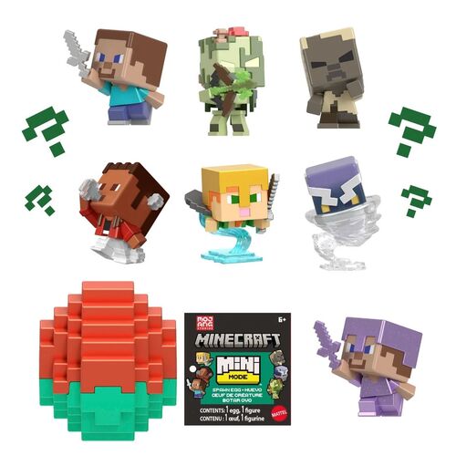 Mini Mode Spawn Egg with Surprise 1.5" Mini Figure