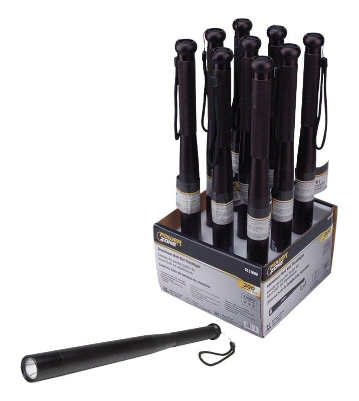 Power Zone Ball Bat LED Flashlight - 300 Lumen