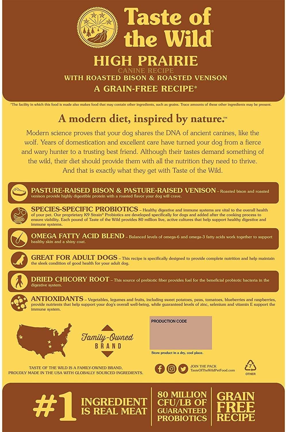 High Prairie Canine Formula Dog Food