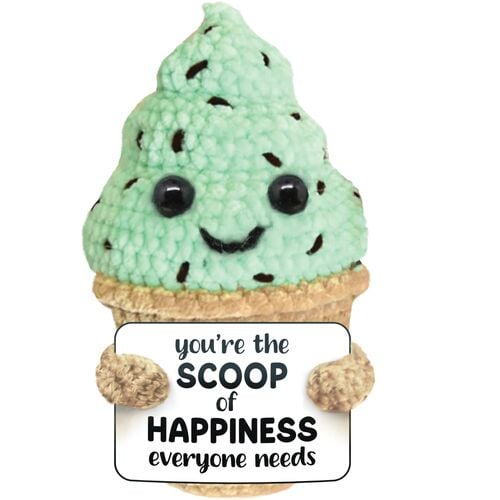 Ice Cream Cone Crocheted Mini