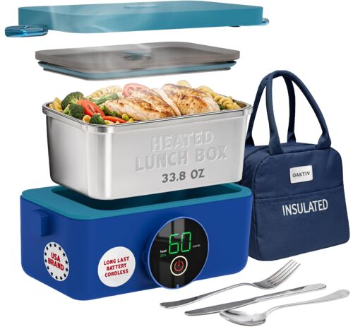 Thermo Go Self-Heating Battery-Operated Lunch Box