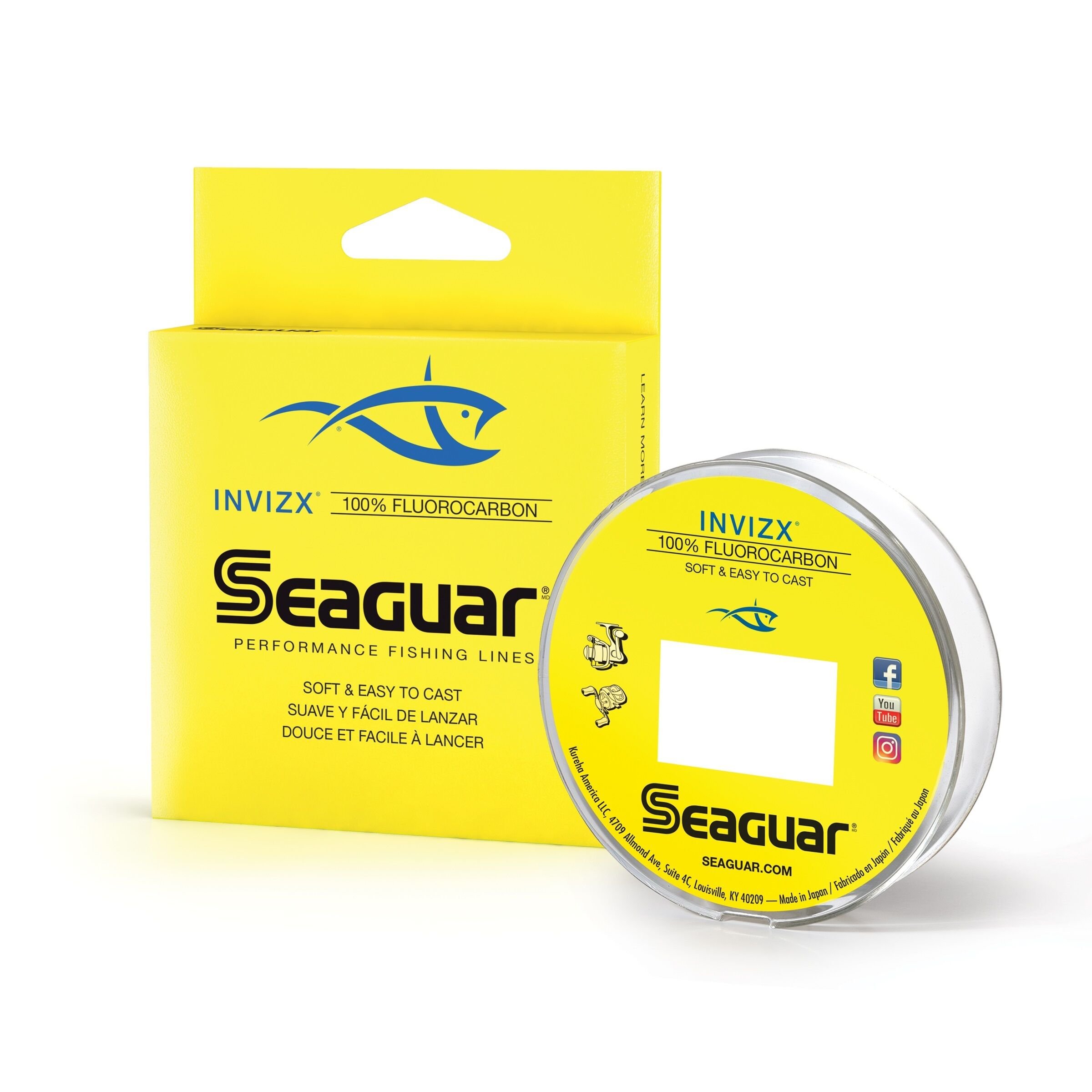 InvizX Fluorocarbon Fishing Line