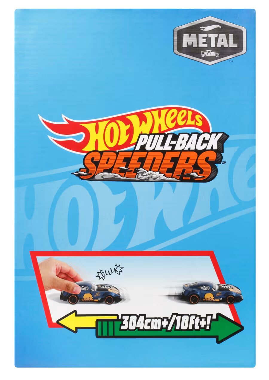 Hot Wheels Pull-Back Speeders - Assorted