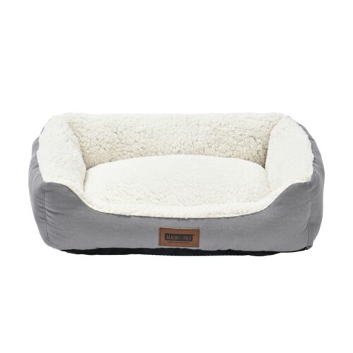 Cuddler Pet Bed in Grey - 24" x 20" x 6"