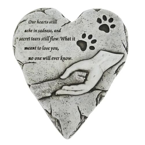 Paw in Hand Stepping Stone