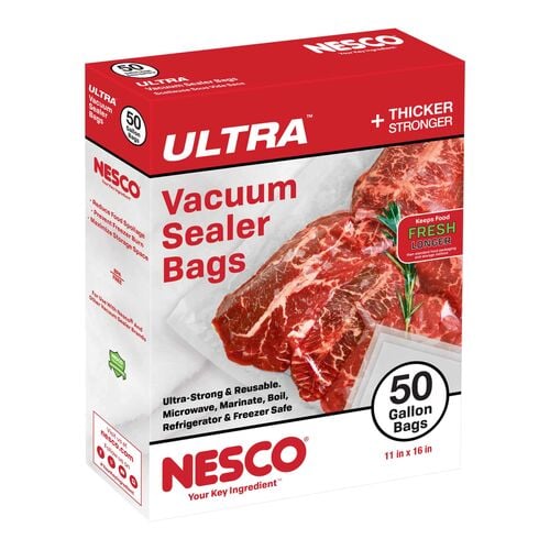 ULTRA Gallon Sized Vacuum Sealer Bags - 50 Count