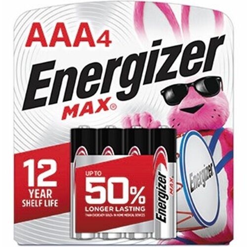 MAX AAA Alkaline Battery - 4 Pack