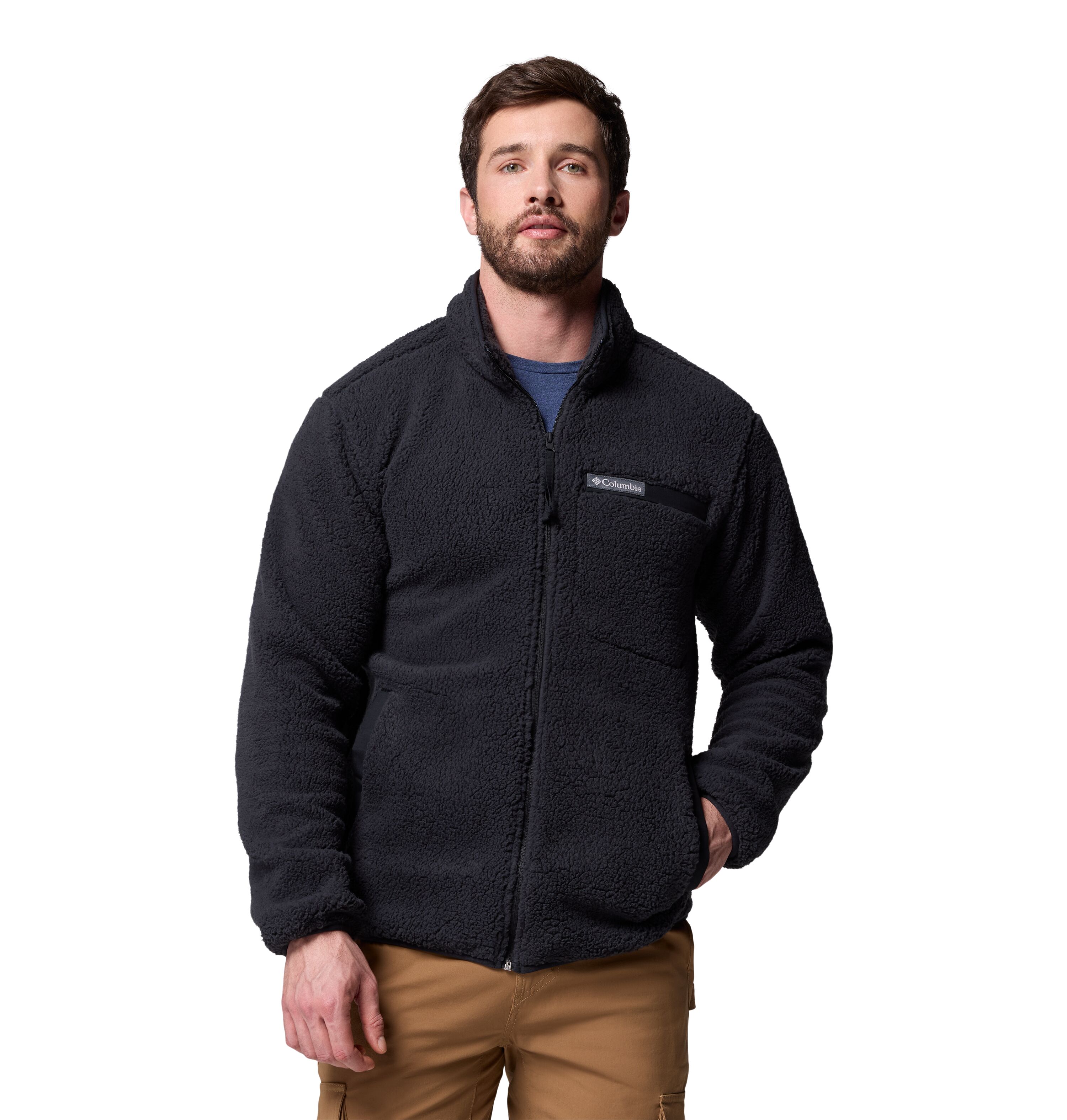 Columbia Men's Rugged Ridge High Pile Full Zip Fleece Jacket