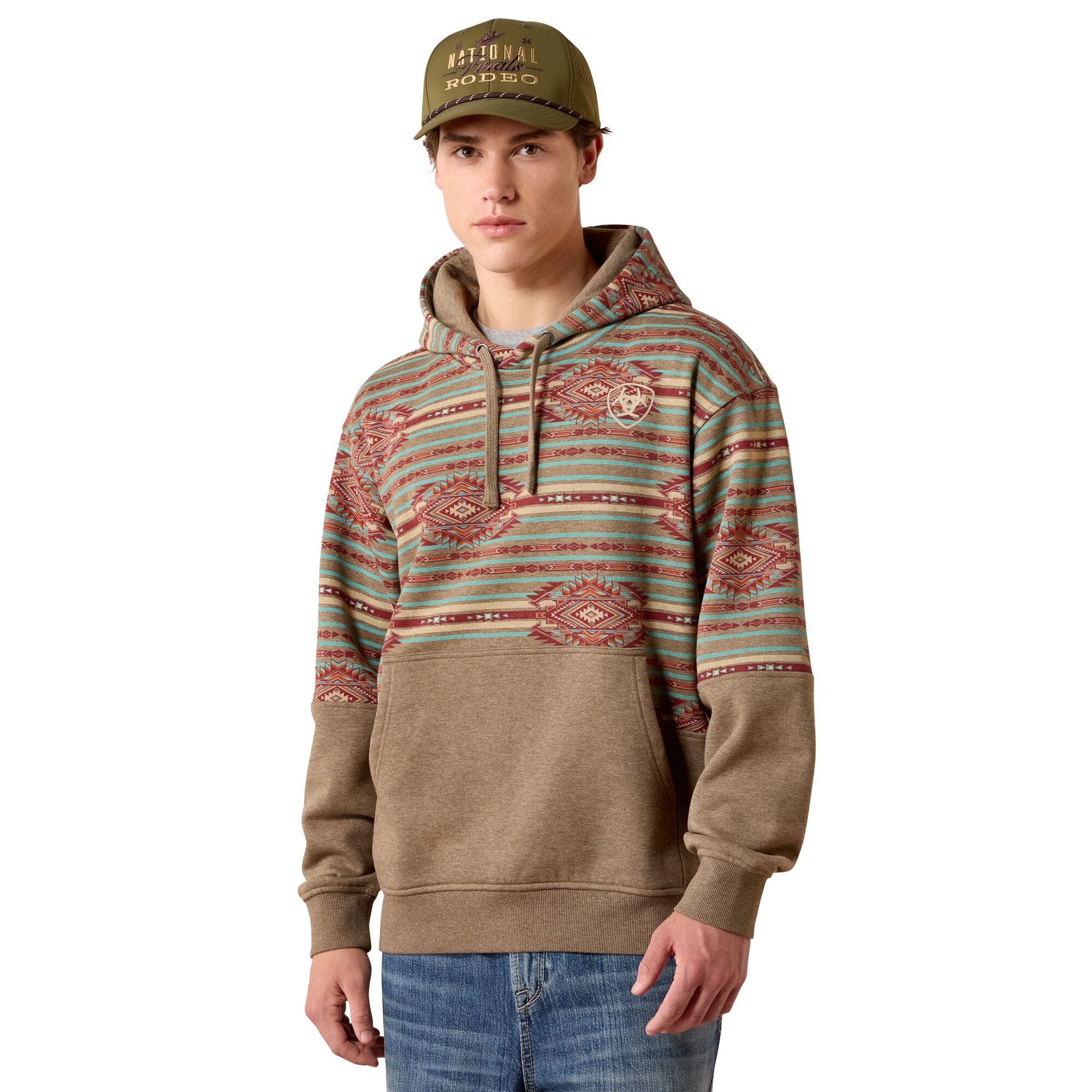 Men's Color Block Hoodie