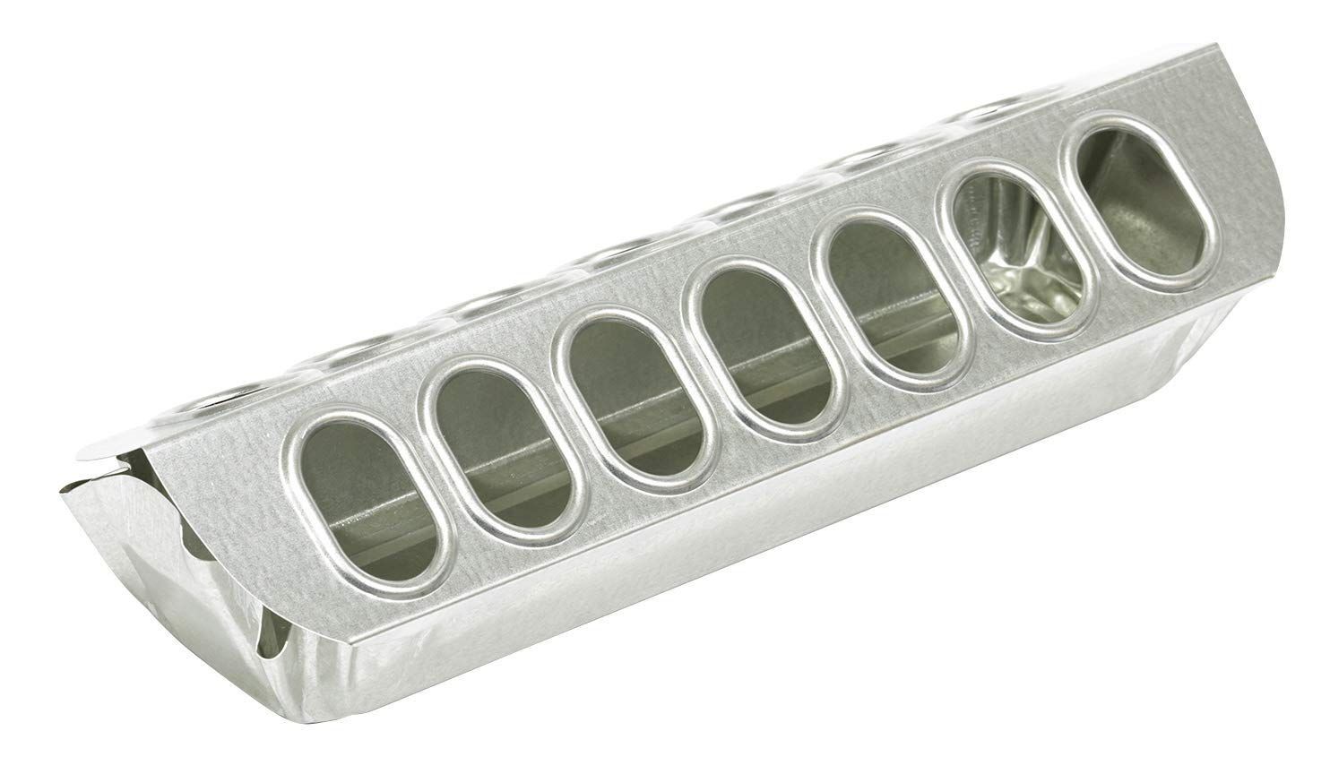 Metal Slide-Top Poultry Ground Feeder