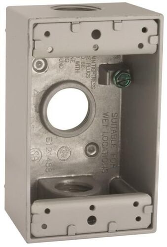 4.5 x 2.75", 1 Gang Outlet Box 